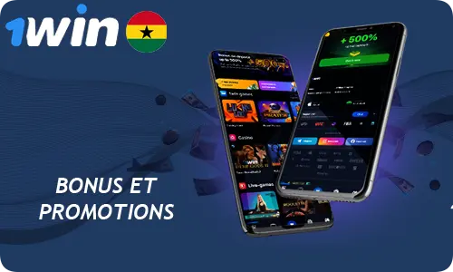 Aperçu des Bonus et Promotions de 1Win au Ghana